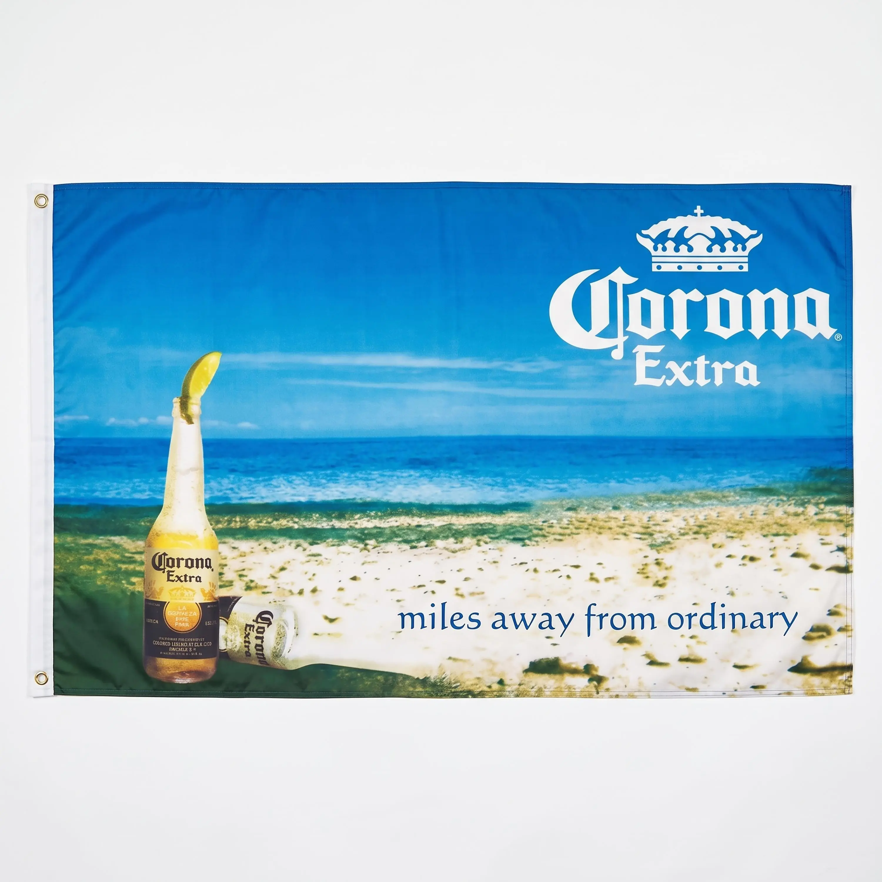 Corona Extra Beer Flag, Tropical Beach Banner, College Dorm & Frat House Wall Decor, Man Cave Home Bar Sign, Summer Party Polyester Flag Gift