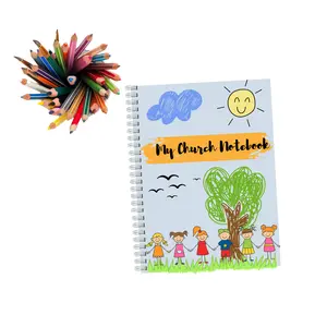 Children's Sermon Notes Notebook for Church for 50 weeks kindergarten learning