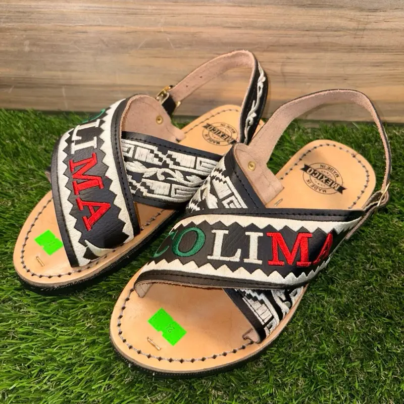 Men's Mexican Crossed Huarache Sandals, Walking Shoes for Casual Wear