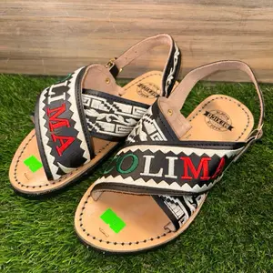 Men's Mexican Crossed Huarache Sandals, Walking Shoes for Casual Wear