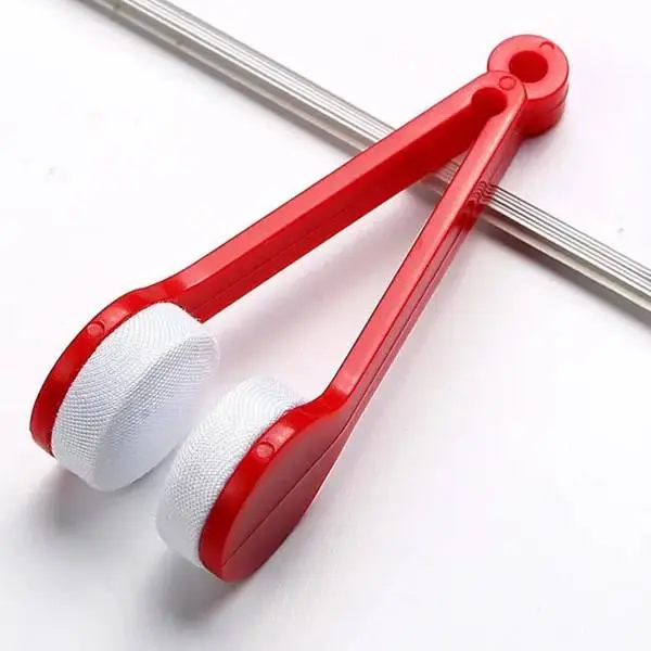 Portable Mini Glasses Cleaner for Sunglasses & Glasses Camera Smartphone Light Green Compact Design for On-the-Go Cleaning