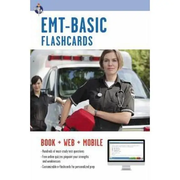 USED Book - EMT Flashcard Book + Online by Lindsey, Jeffrey (Paperback) - english