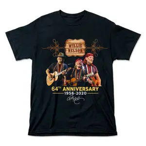 Willie Nelson Unisex T-Shirt, Vintage Country Music Cotton Tee YR290104