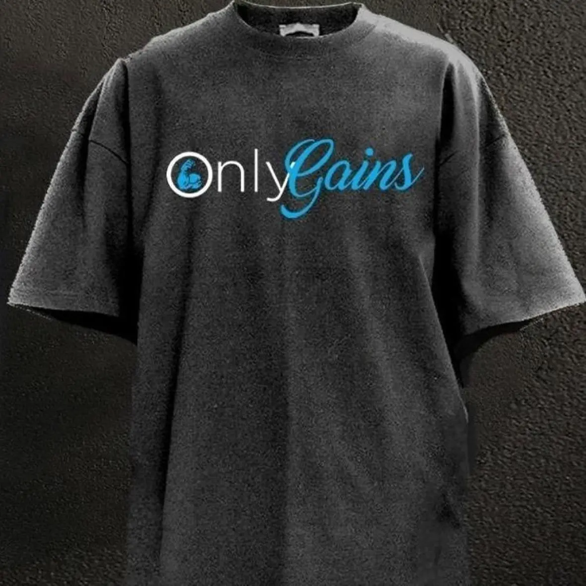 ONLY GAINS GYM SHIRT for Him, Motivated Gym T-shirt, Fitness gift for Workout Enthusiasts, Weightlifters, Bodybuilding Shirt