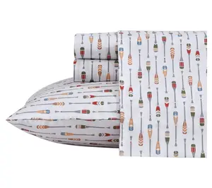 Eddie Bauer Canoe Lake Paddle Twin Sheet Set