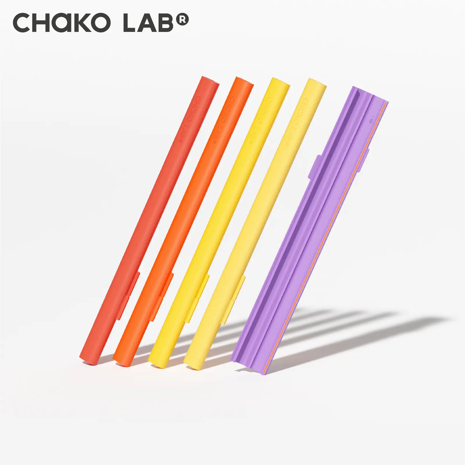 CHaKO LAB Openable Easy-Clean Reusable Straw Replacement, Food-Grade PP Snap-Open No-Mold Straws for Tumblers & Water Bottles