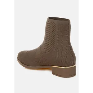 Rosamund Knitted Sock Boots