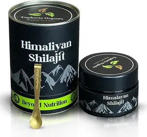 Pure SHILAJIT Resin 600mg - Organic Purified Natural Himalayan Shilajit with Rich Fulvic and Humic Acid (30 Grams)