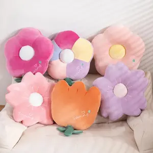 4 Colour Cherry Petals Pillow Girl Bedroom Living Room Decor Bay Window Floor Seat Cushion Plush Tatami Cherry Blossom Cushion