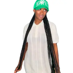 Off-Black Butt Length Braid Band for Women - Medium Size