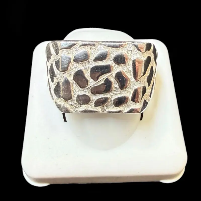 Nugget Ring Silver