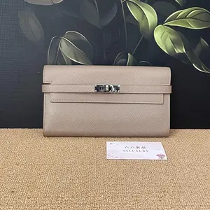 Pre-owned HERMÈS As Shown Small Leather Goods SH 0166 Kelly Classique To Go Wallet 3.01