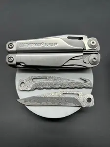 VG10 Damascus Main Blade for Leatherman SURGE - EDC Upgrade