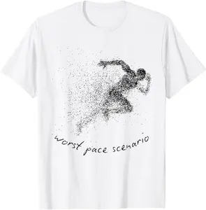 Funny Marathon Race Runner, Worst Pace Scenario T-Shirt
