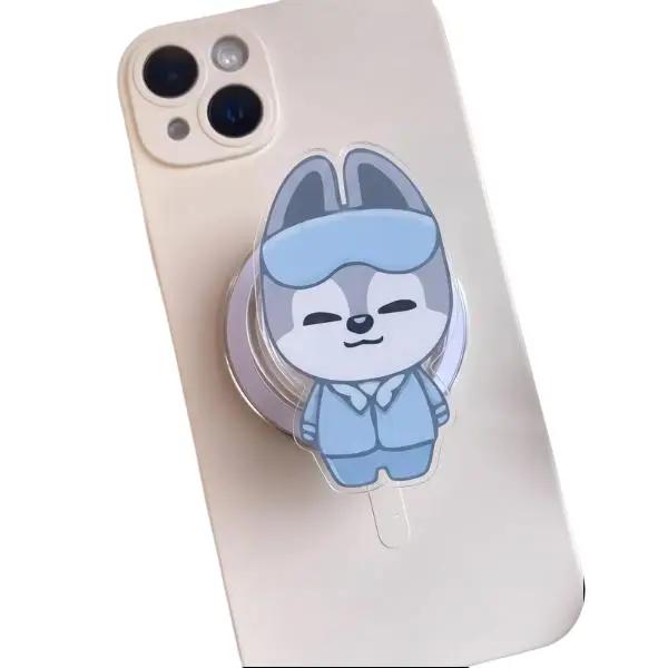 K-Pop Universe Phone Grip, Aesthetic Skzooo Pop Socket, Idol Gift for Fans & Teen, Korean Style Kindle Holder, Gift For Music Fan