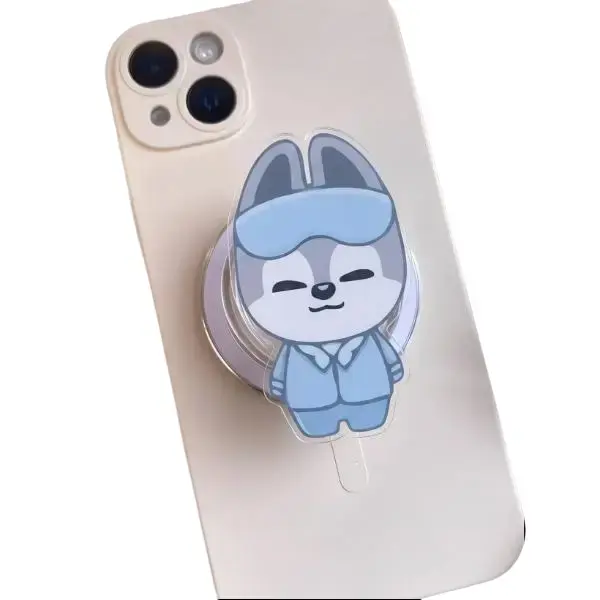 K-Pop Universe Phone Grip, Aesthetic Skzooo Pop Socket, Idol Gift for Fans & Teen, Korean Style Kindle Holder, Gift For Music Fan