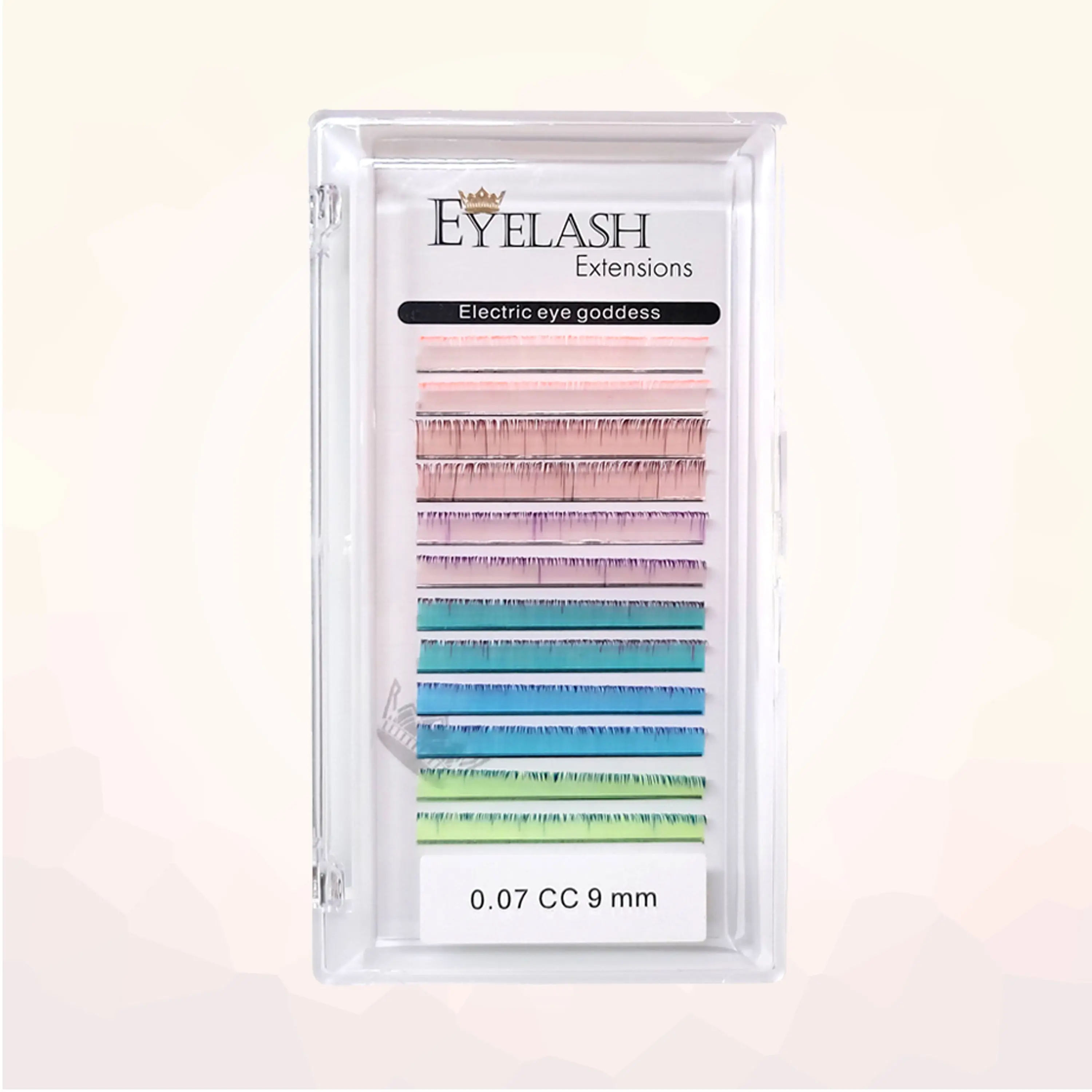 Two Tone Pastel Color Lash - Electric Eye Goddess