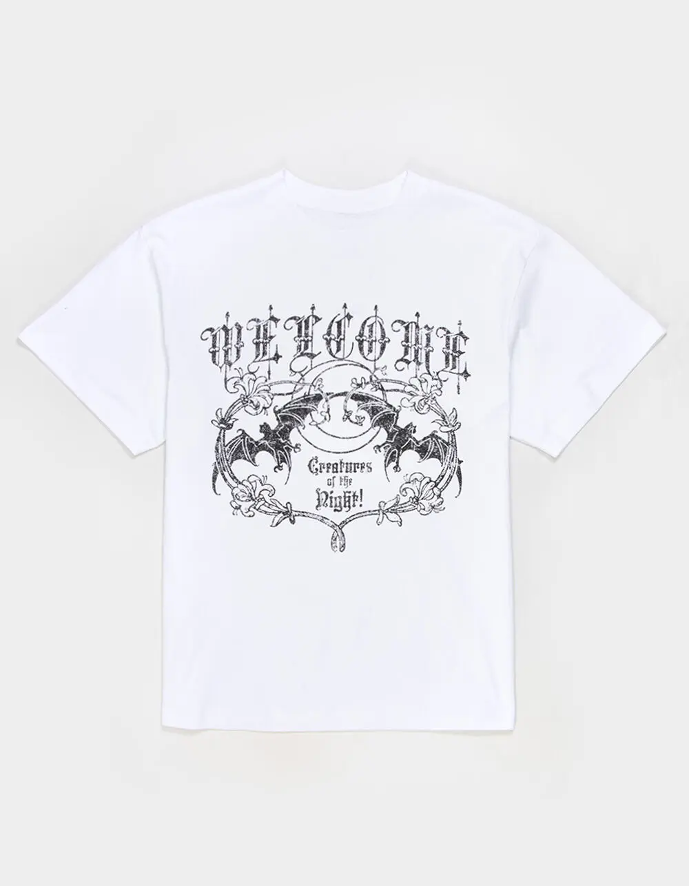 WELCOME SKATEBOARDS Night Creature Mens Boxy Tee