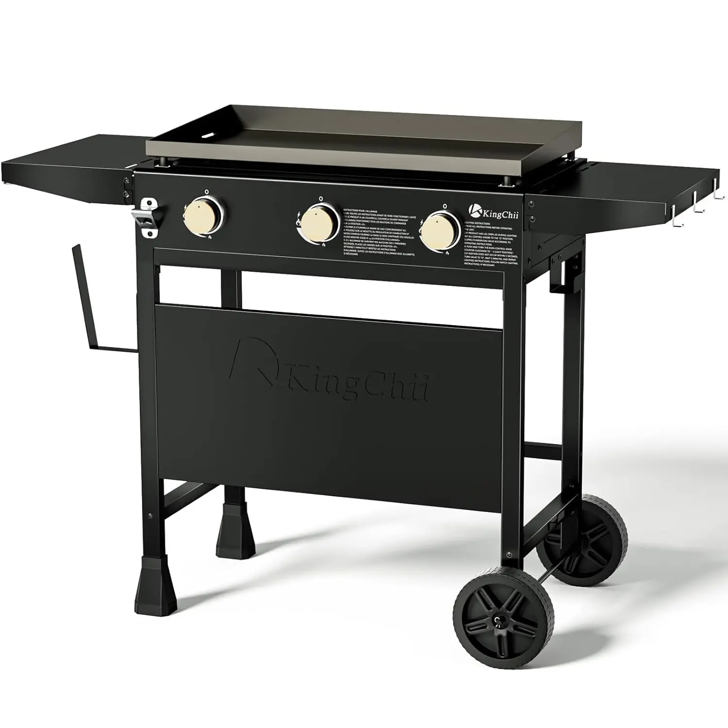 KingChii Outdoor Propane Griddle Series – Portable Gas Flat Top BBQ Grill for Camping, Patio & Backyard Cooking