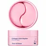 TEREZ & HONOR Peptide Collagen Under Eye Patches - 60 Korean Firming, Glowing & Hydrating Hydrogel Mask for Puffy Eyes, Dark Circles, Wrinkles, Fine Lines, Undereye Bags - Anti-Aging Eye Gel Pads