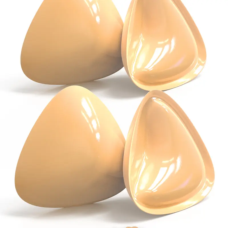 ENBAB Sticky Push Up Bra Inserts 2 Pairs-Double Sided Sticky Waterproof Bra Pads for Volume-Bathing Suit Bikini Inserts Womenswear Lvory(2Pairs) Fit Comfort