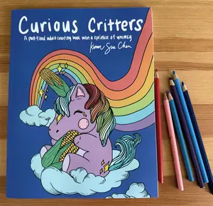 Curious Critters: A Coloring Book and a Pun-Filled Adult Coloring Book with a Sprinkle of Whimsy