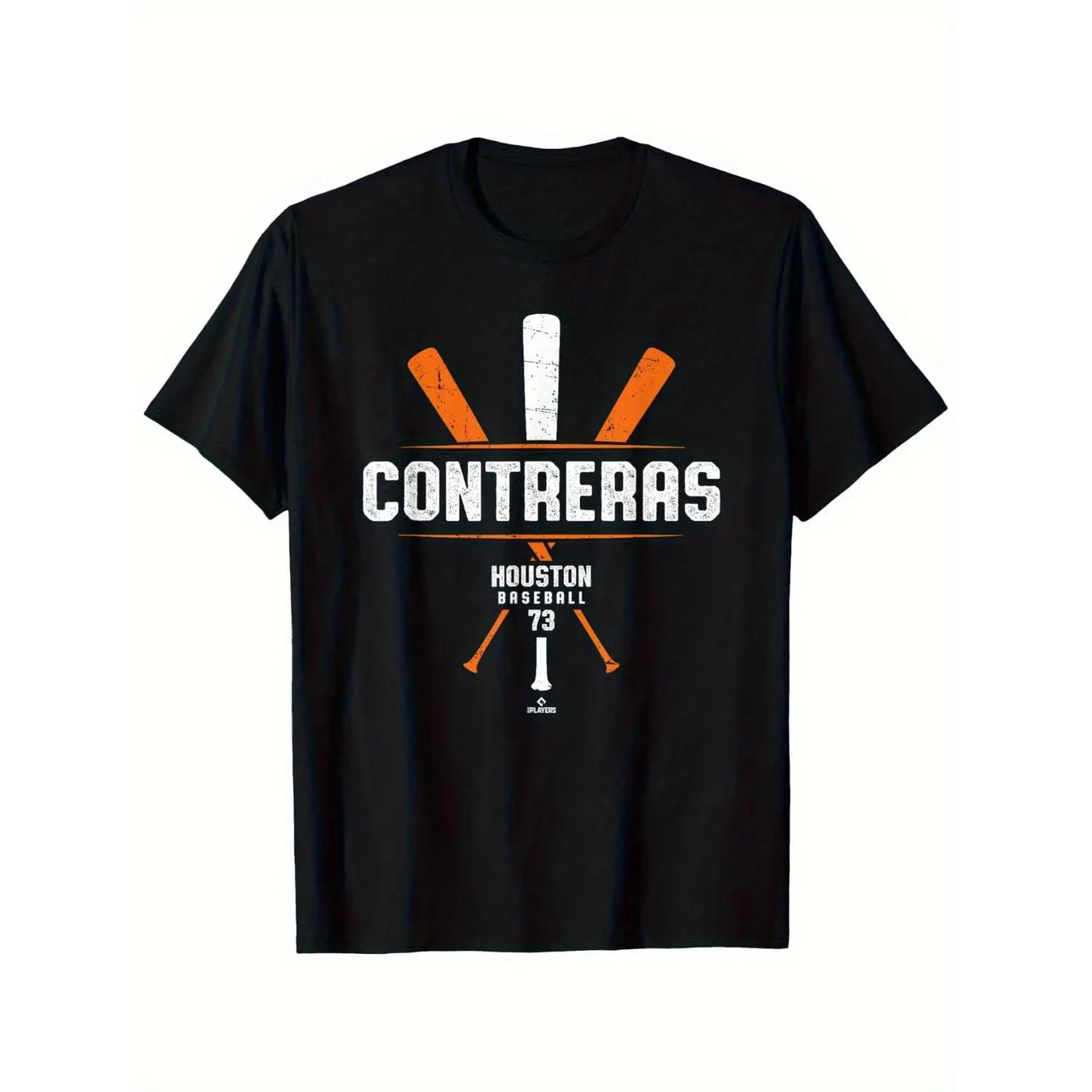 Mens Baseball Player Name Jersey Style Cotton T-shirt Houston Baseball Team Graphic Tee Sports Fan Outfit