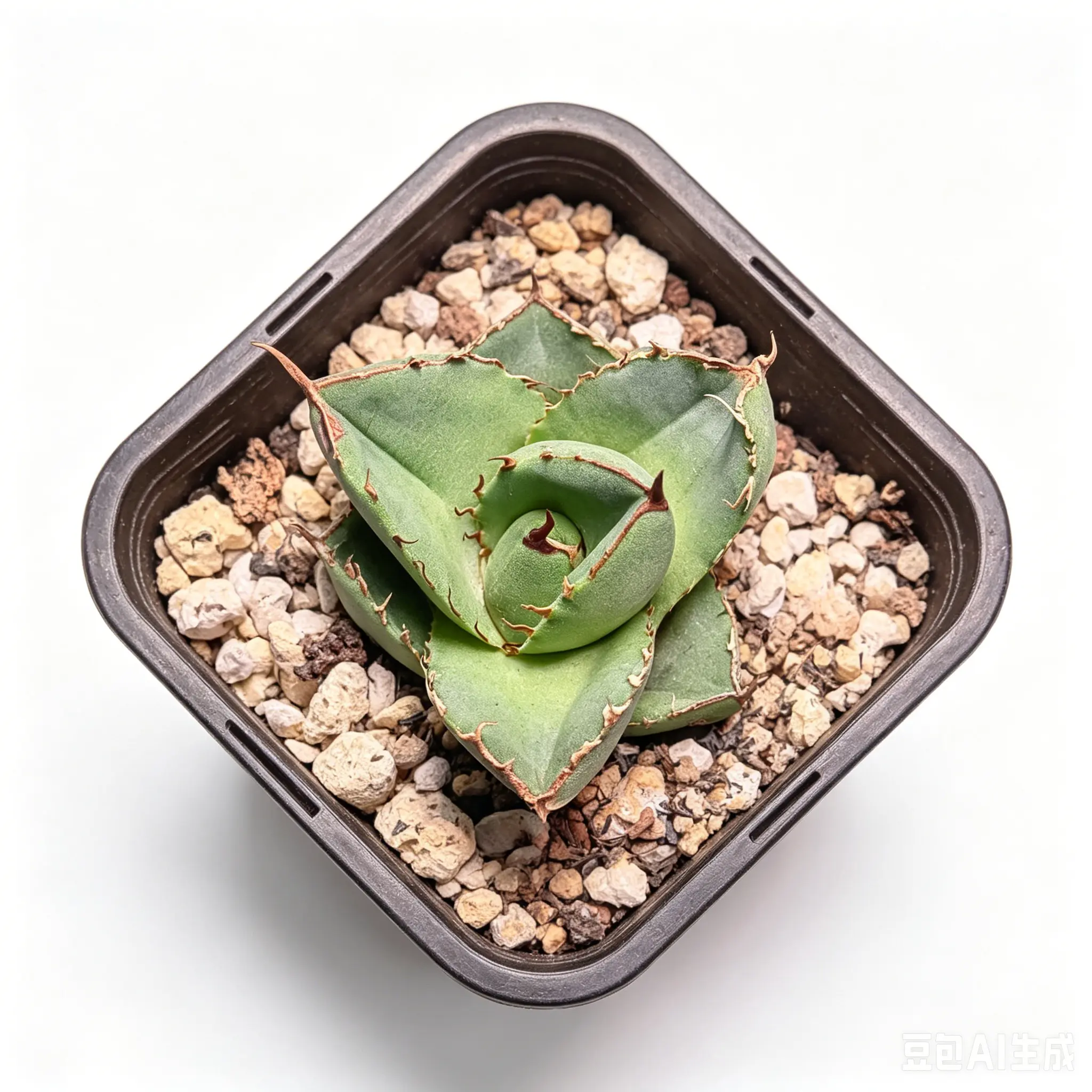 Agave Titanota 'Holy Sword' Live Succulent Plant - 2.5 in Compact Mini Size, Drought-Tolerant, Low Maintenance, Full Sun Indoor Bare Root Garden Supply