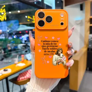 Jesus Hugs Bible Quote Psalm 17:8 Phone Case for iPhone 17 Pro Max 16 15 Plus 14 13 12 Series Full Camera Lens Protection Shockproof Drop Resistant Durable Phone Case Suitable for All People All Religions All Faiths