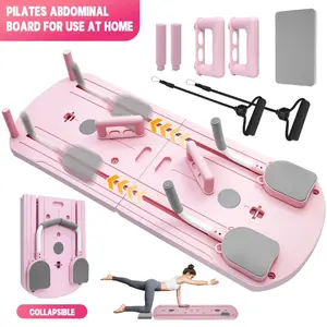 8-in-1 multifunctional folding Pilates board, yoga board set, suitable for home fitness and push-up training.Offers a variety of training methods, suitable for abdominal, arm, triceps, and overall core strength training.Suitable for home and gym use