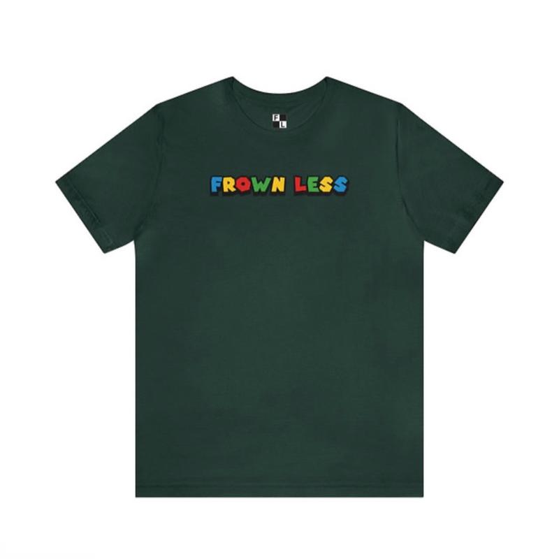 Short sleeve Mario frown less T-shirt