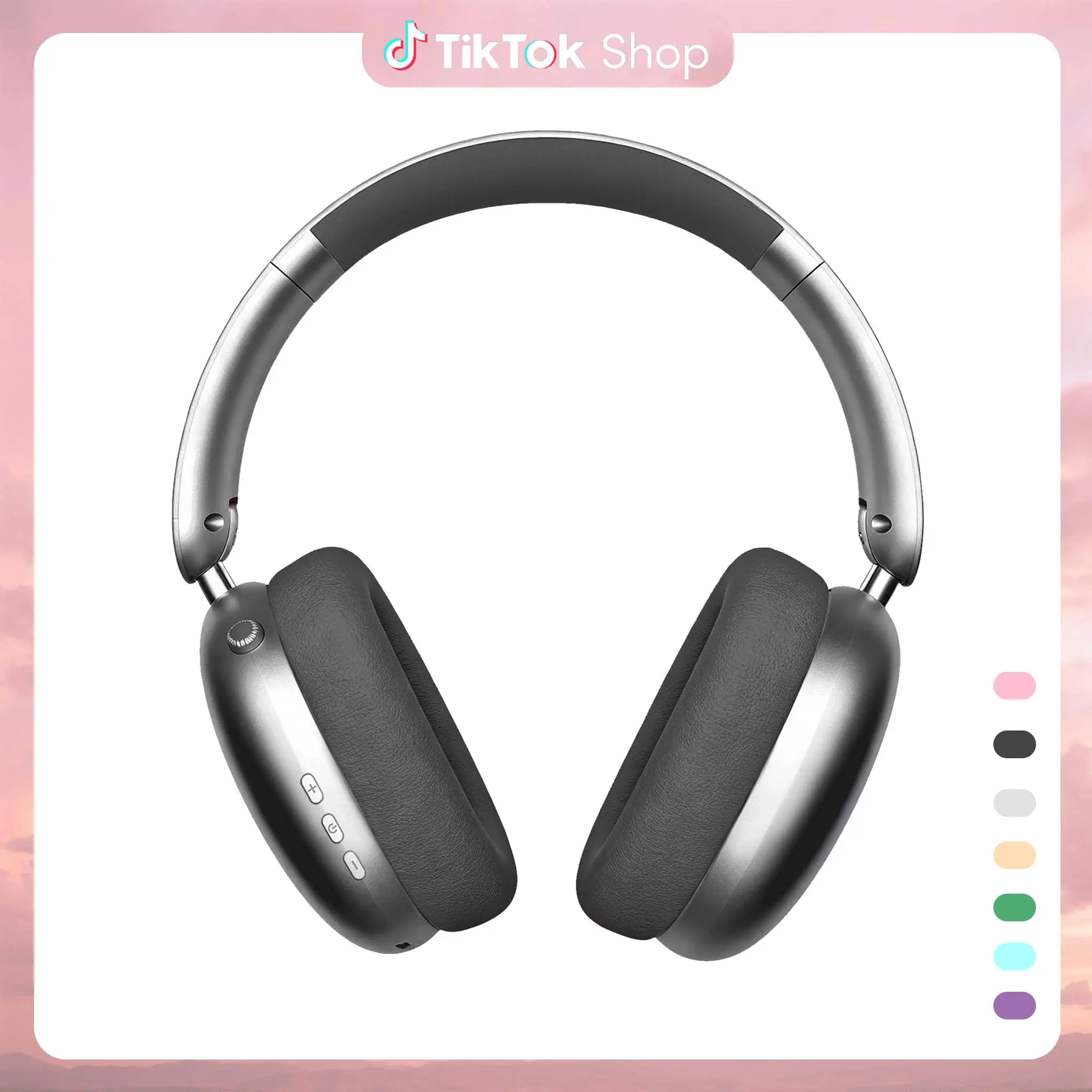 2026 latest Y10 headset, ANC active noise reduction, multi-color, get rid of noise, continuous playing for 50 hours, super bass, crisp and bright voice, Black Friday, Valentine's Day gift, Y01 upgrade, Bluetooth 6.0, foldable headset, headset, dance. Audi