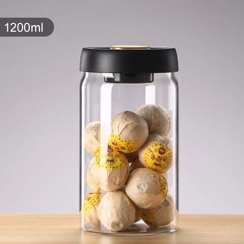 1200ml black gold cap