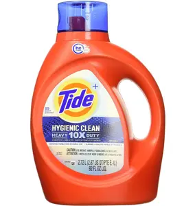 Tide hygienic clean heavy 10x duty liquid laundry detergent, original, 92 oz bottle