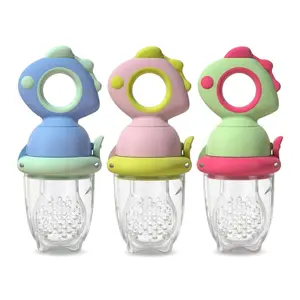 Stylish Shatterproof Fruit Feeder | Teething Soother & Easy-Clean Silicone Teether Newborn