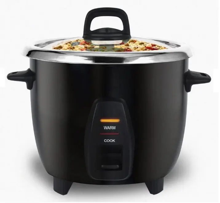 Elite Cuisine Deluxe 10-Cup Electric Rice Cooker, Stainless Steel