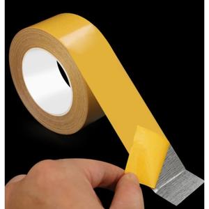 2 pcs  Grid double-sided strong tape, 1.97inx393.7in(10m)high-adhesive transparent non-trace cloth double-sided tape, carpet, floor mat, sofa cushion, fixed sticker