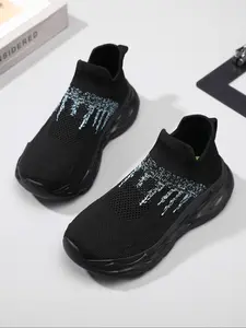New Trendy Unisex Kids Fashion Lightweight Comfortable Socks Shoes, Daily Commute Ultra-Light Casual Classic Sneakers