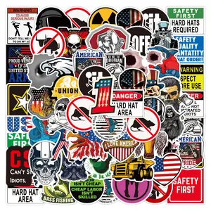150 Pcs Hard Hat Stickers Adults Stickers for Tool Box, Electricians, Military, Construction, Welders, Helmet, Funny Blue Collar Stickers, Warning Sign Stickers Waterproof Stickers for Mechanics, Electricians,Hydro Flask, Gift for Kids Teen Birthday Party