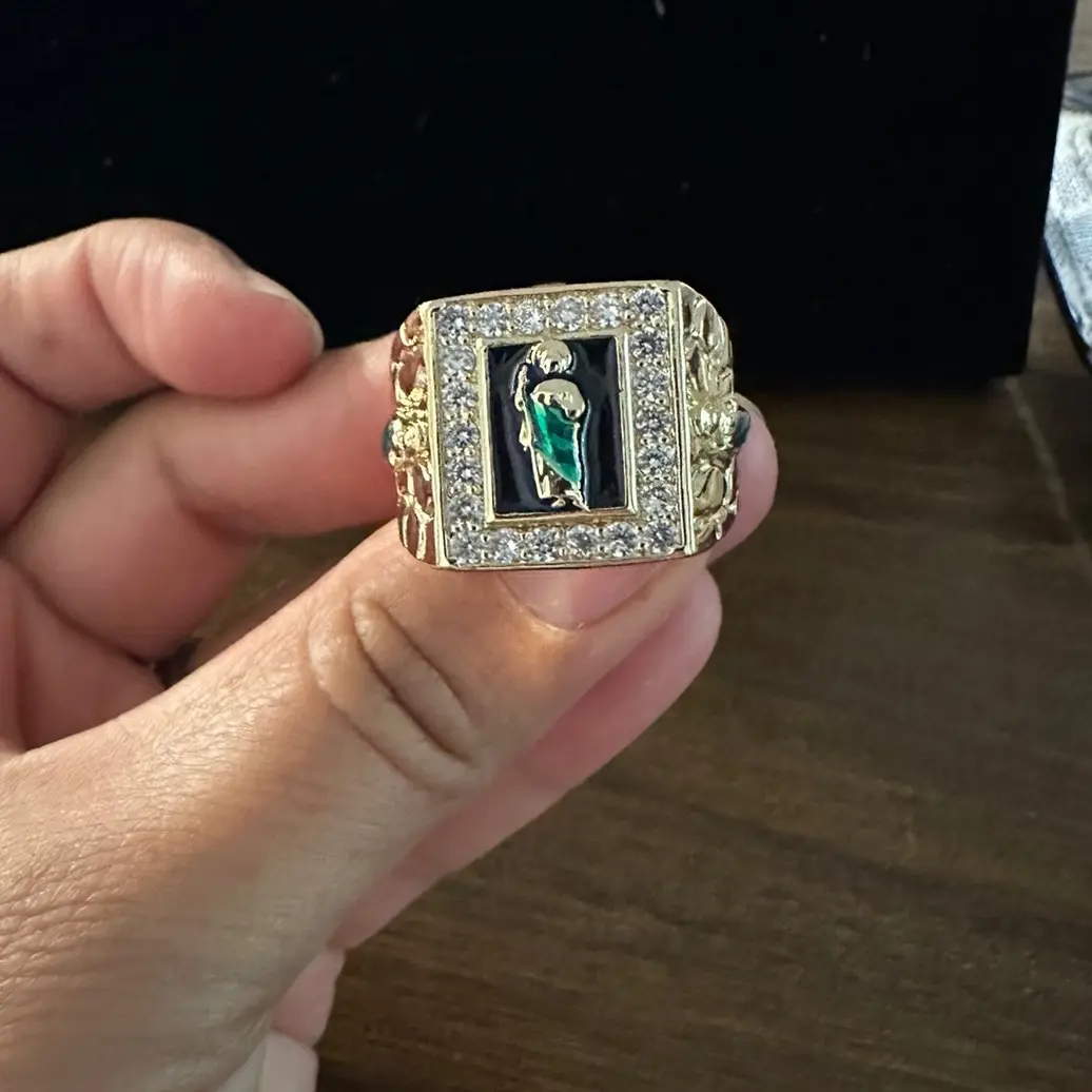 San Judas Tadeo Ring Unisex GOLD PLATED