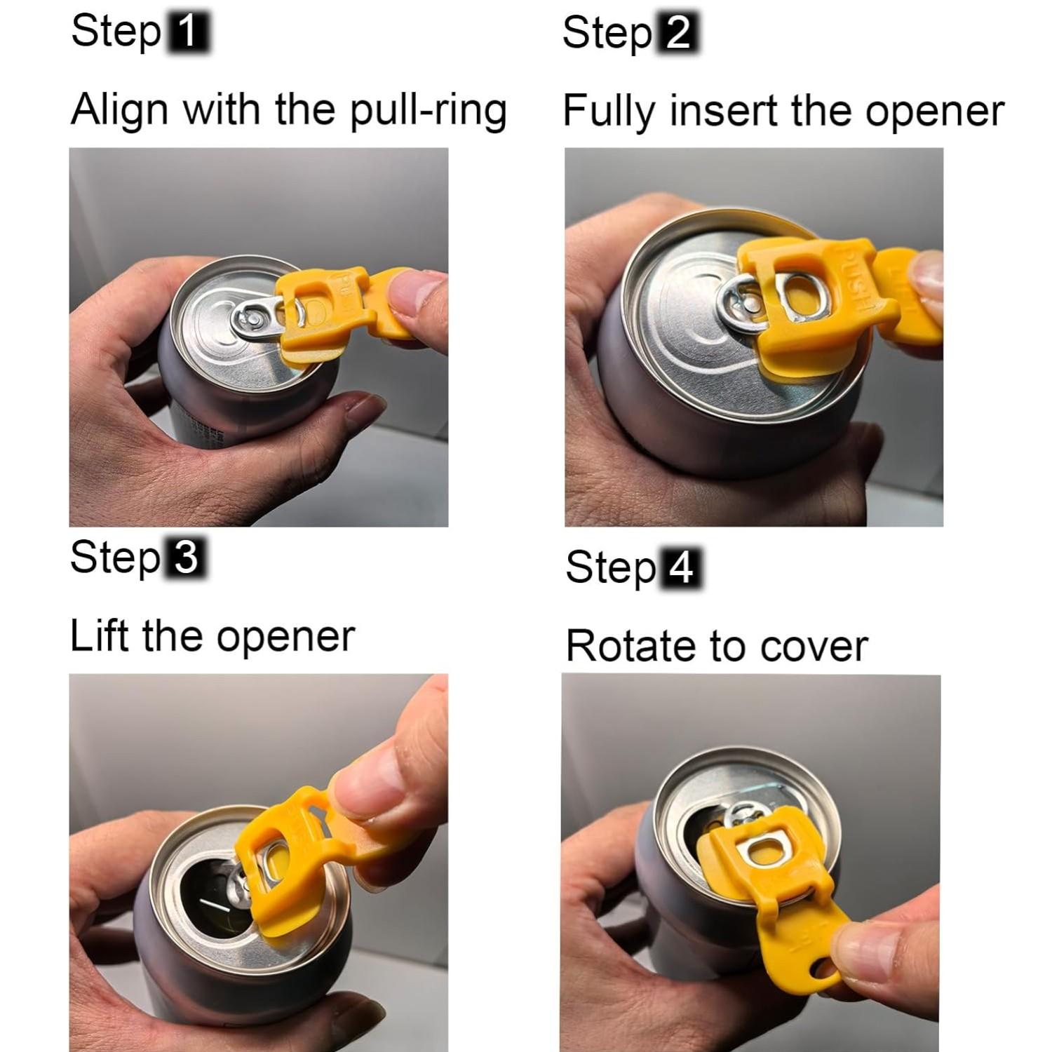 MY HEART FLY 6/12PCS Colorful Can Tab Openers & Leak-Proof Drink Covers – One-Hand Soda Can Opener and Reusable Protector Caps for Coke, Beer, Soda, and Aluminum Cans MY HEART FLY 6/12PCS Colorful Can Tab Openers & Leak-Proof Drink Covers – One-Hand Soda Can Opener and Reusable Protector Caps for Coke, Beer, Soda, and Aluminum Cans