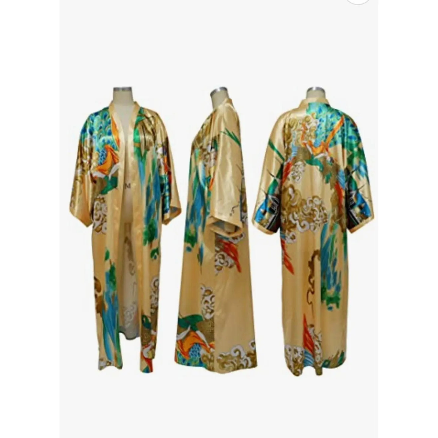 Kimono Maxi Cardigan | Beige