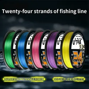 150m ULTRAX24 braided PE fishing line, large roll fishing line with high strength and smoothness, wear-resistant, freshwater and saltwater fishing, wear-resistant and bite proof, suitable for freshwater and saltwater fishing,  gift for anglers