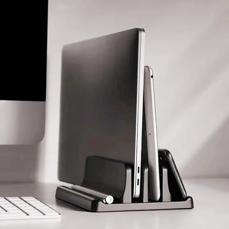Laptop Stand, Tablet & Laptop Holder, Laptop Storage Rack, Tablet & Laptop Accessories for Home Office, Desktop Tablet & Laptop Stand