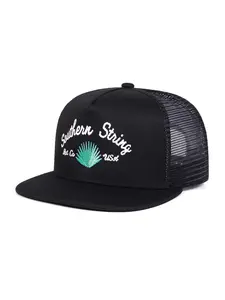 Unisex Southern String Mesh Baseball Cap, Adjustable Sun Protection Hat for Outdoor Activities, Casual Style for Spring & Autumn Travel