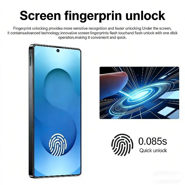2026 New Ultra Android Smartphone, HD Display, Face & Fingerprint Unlock, Dual SIM, Type-C Charging, with Stylus Pen, Free Protective Case, High-End Gift.Buy a mobile phone and get a fashionable sports watch for free.
