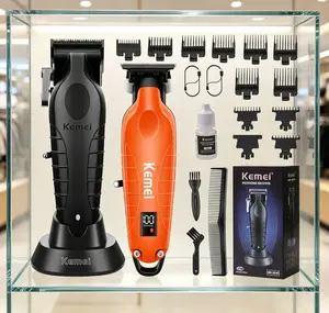 KEMEI Hair Clipper Set，trimmer，KM2296,KM2293orange
