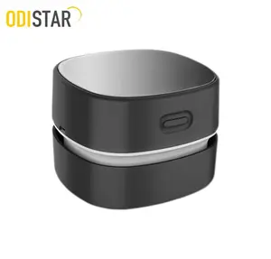 2 Pack ODISTAR USB Rechargeable Mini Desktop Vacuum Cleaners, Cordless 360° Rotatable High Suction Dust Sweeper for Office/Home/School – Black & White Thanksgiving gift, Christmas Gift &TikTokShopBlackFriday