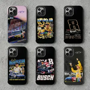 Kyle Busch Phone Case, Music Fans, Glossy Tough Phone Case, Phone Cases For 11 12 12Pro 12Promax 13 14 15 16 Pro