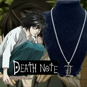 Death Note L Necklace Stainless Steel